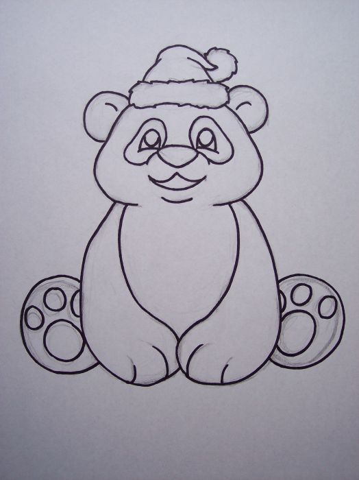 Christmas Panda by SpringDragon